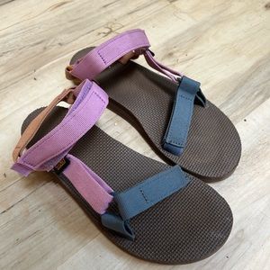 -Teva Sandals original universal desert sand women’s 8